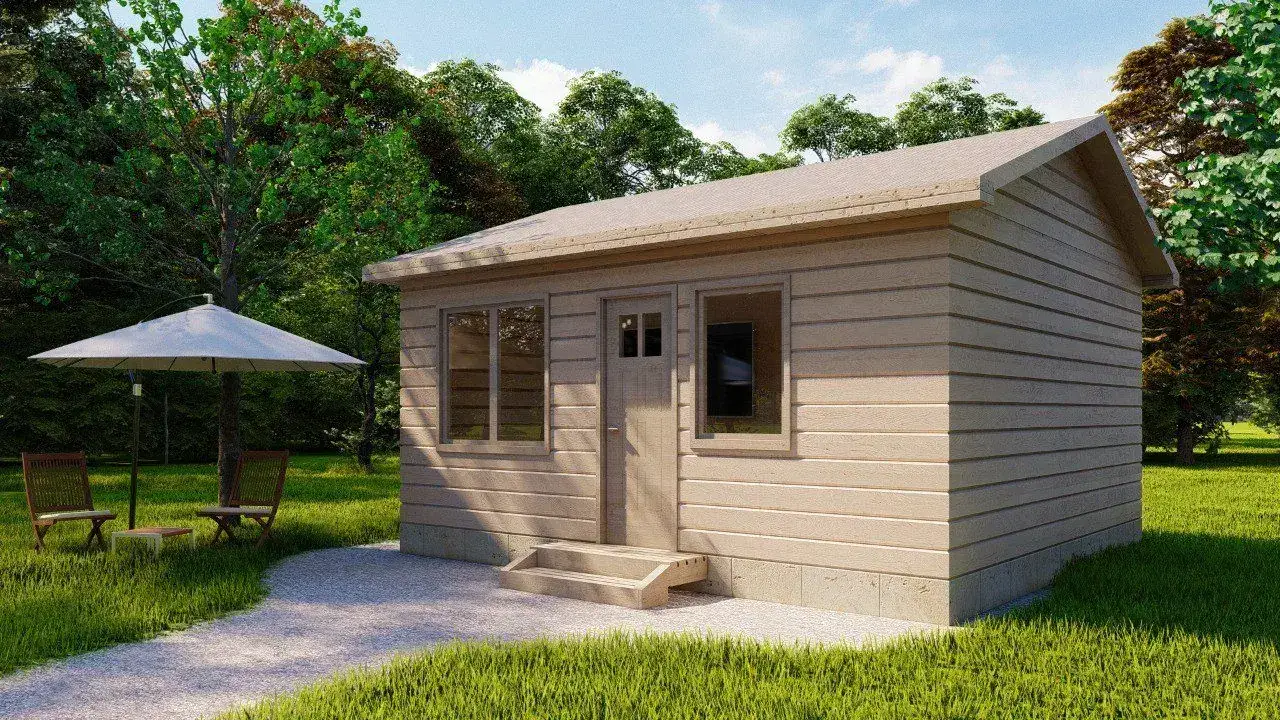 Проект бани из СИП панелей 31м²