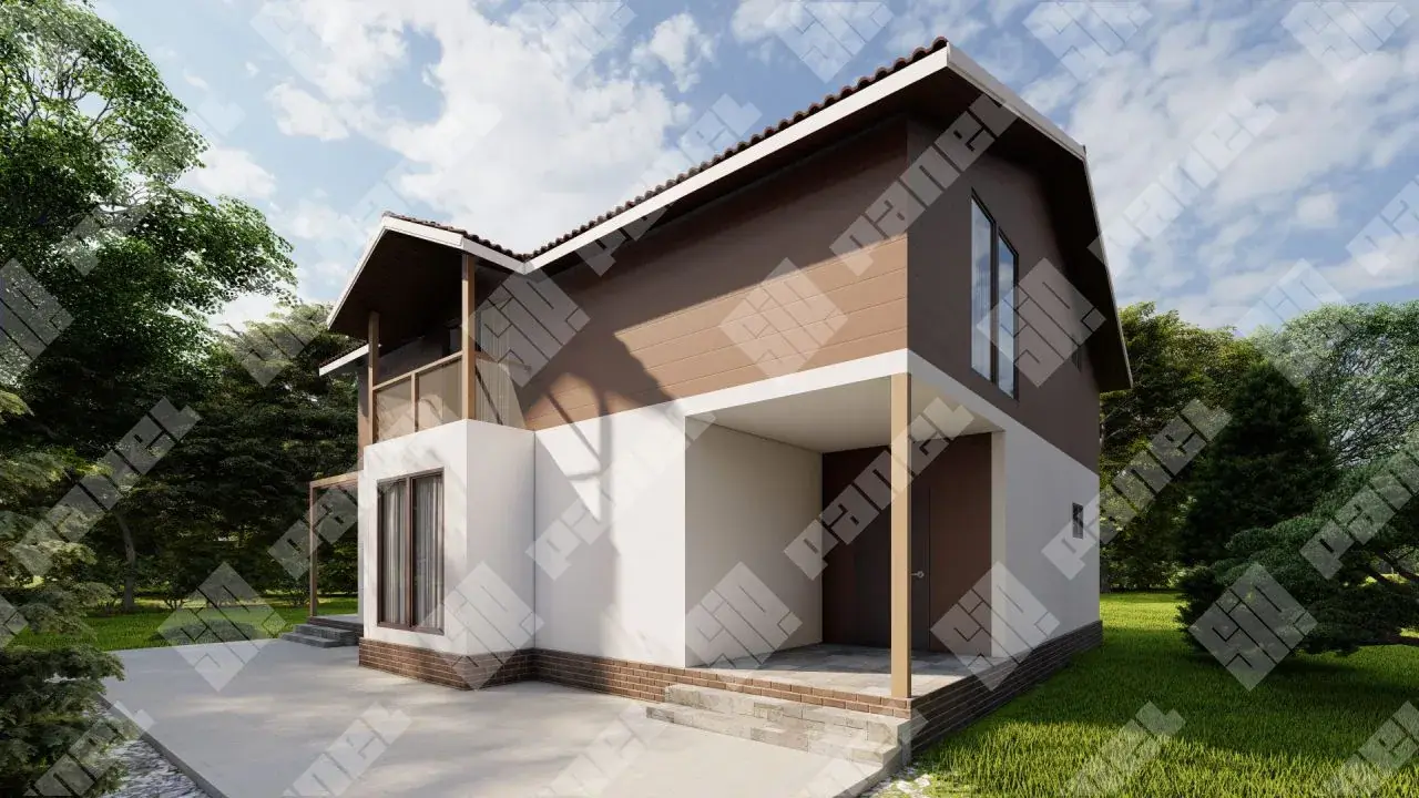 Дом из СИП панелей 226 м²