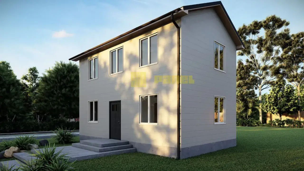 Проект дома из СИП панелей 93м²