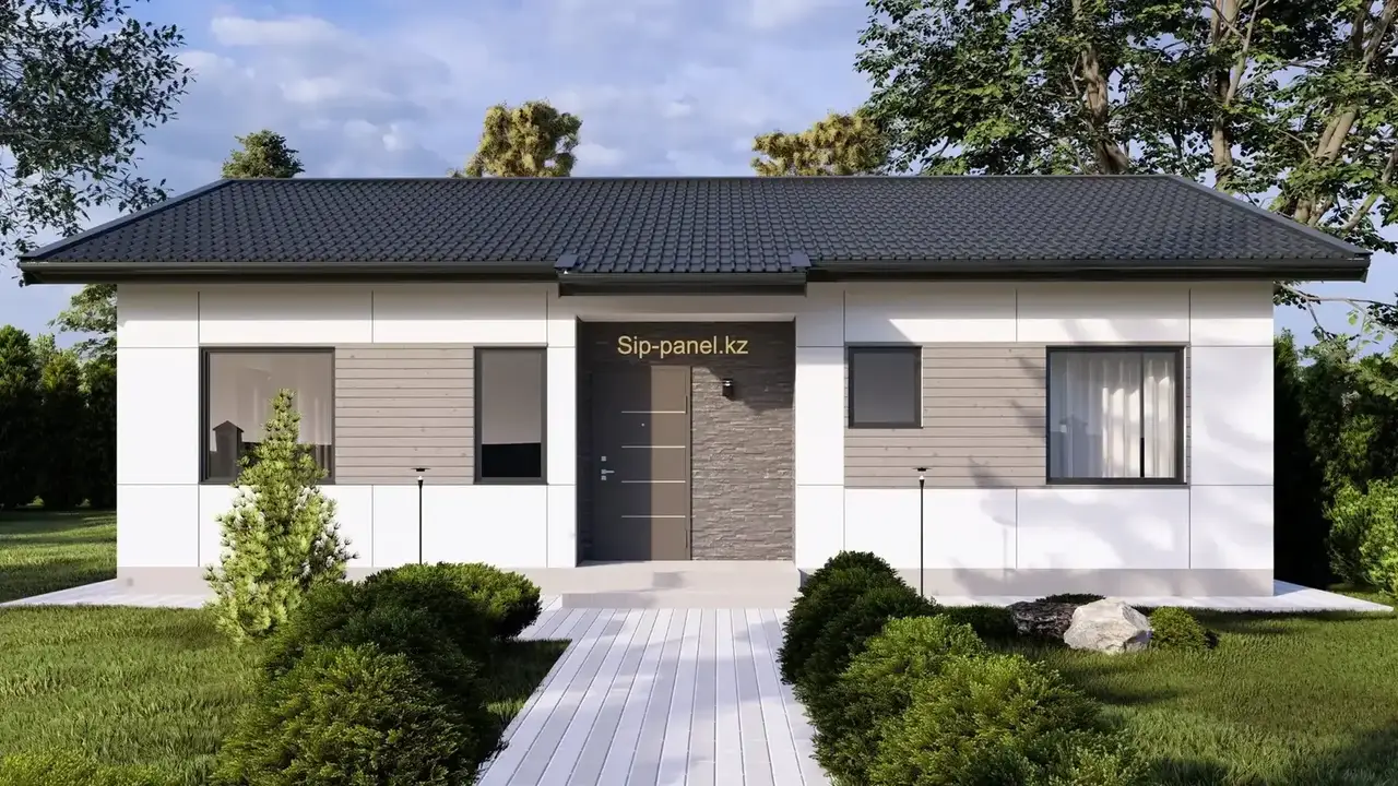 Дом из СИП панелей, построенный SIP-PANEL.KZ в Алматы